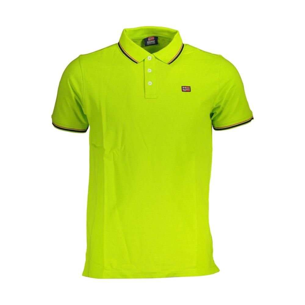 Summery Elegance Yellow Short-Sleeved Polo