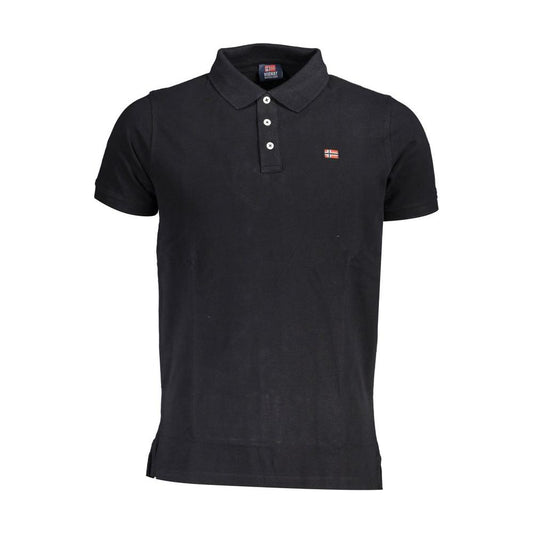 Norway 1963 Black Cotton Polo Shirt Norway 1963