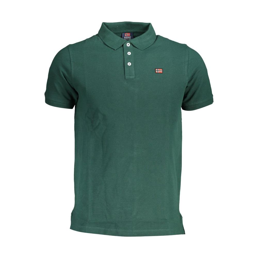 Green Cotton Polo Shirt