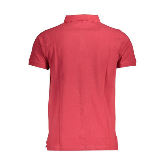 Red Cotton Polo Shirt