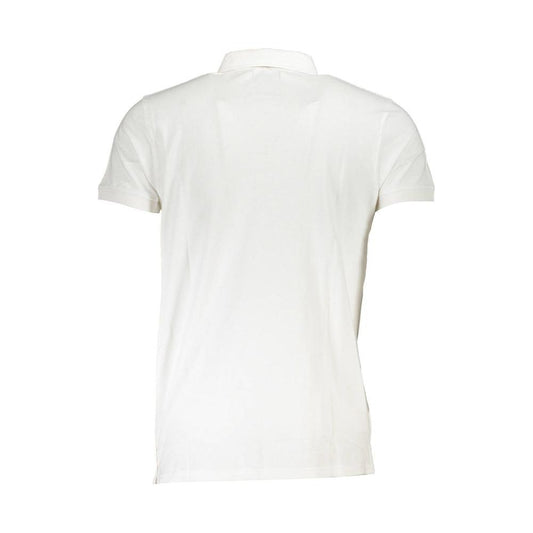 White Cotton Polo Shirt