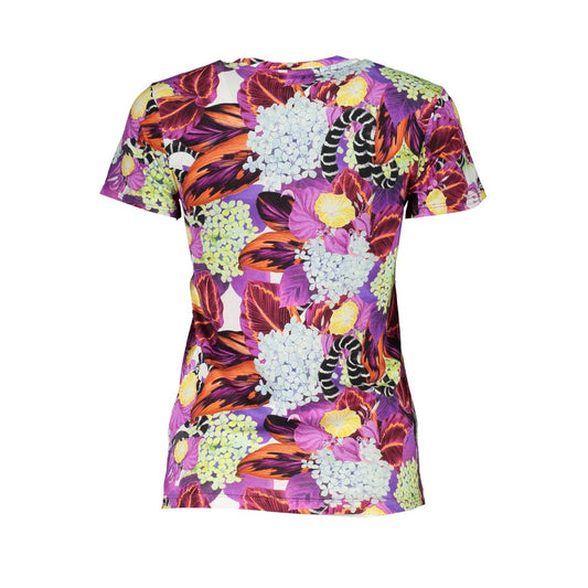 Cavalli Class Purple Cotton Tops & T-Shirt Cavalli Class