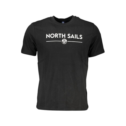 North Sails Black Cotton T-Shirt North Sails