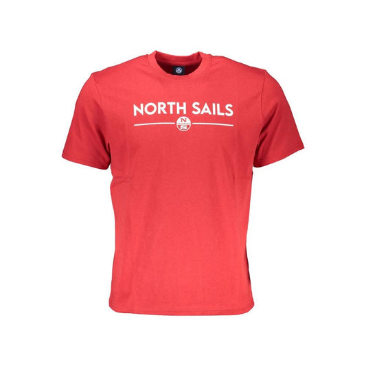 North Sails Red Cotton T-Shirt North Sails