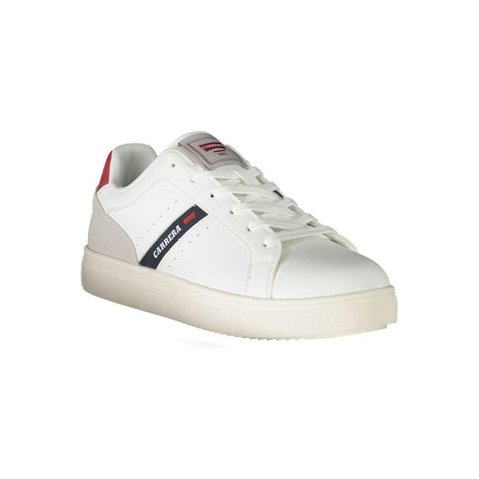 White Polyester Sneaker