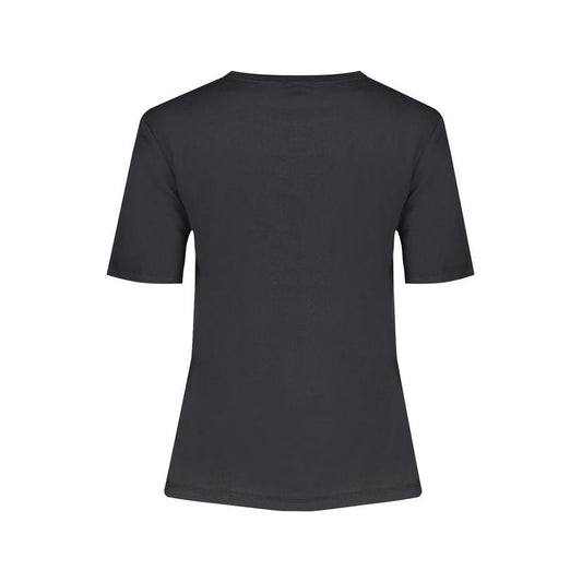 Black Cotton Tops & T-Shirt