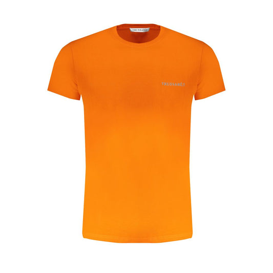 Trussardi Orange Cotton T-Shirt Trussardi