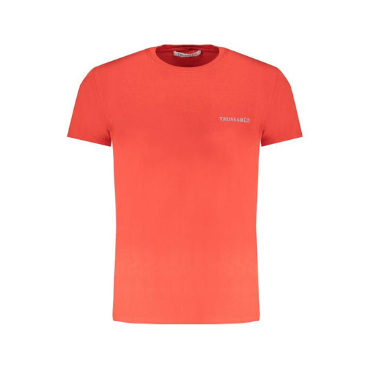 Trussardi Red Cotton T-Shirt Trussardi