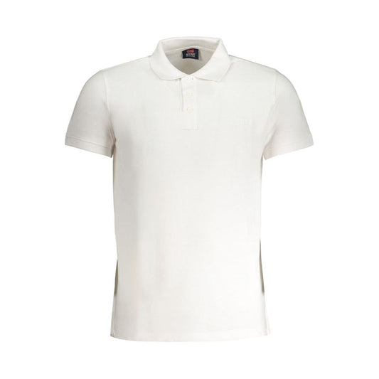 White Cotton Polo Shirt