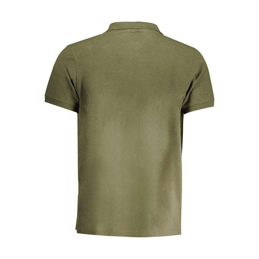 Green Cotton Polo Shirt