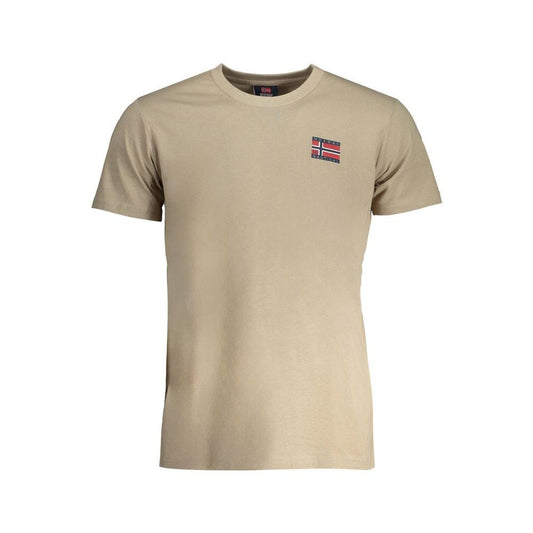 Beige Cotton T-Shirt