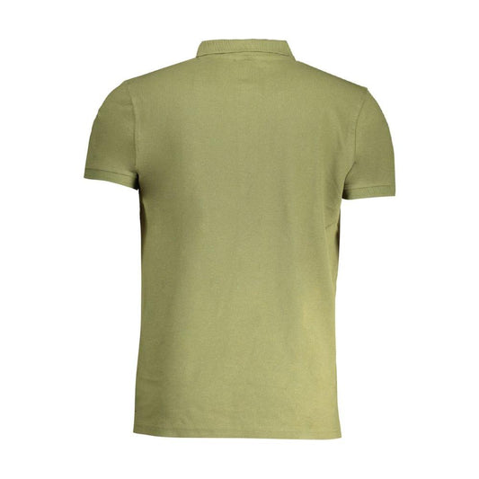 Green Cotton Polo Shirt