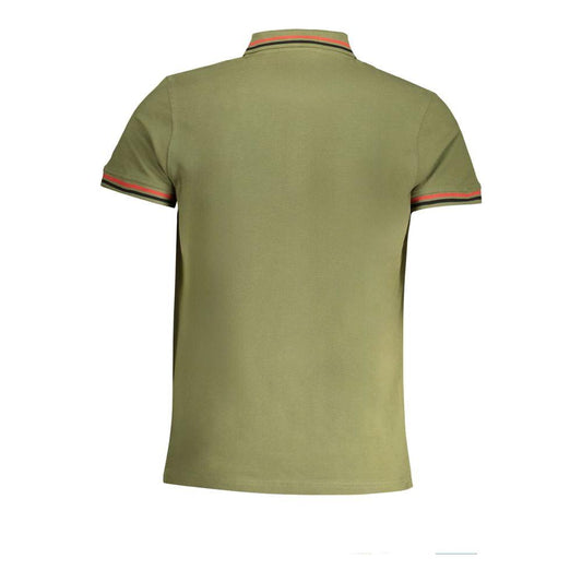 Green Cotton Polo Shirt