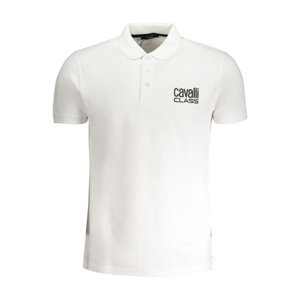 White Cotton Polo Shirt