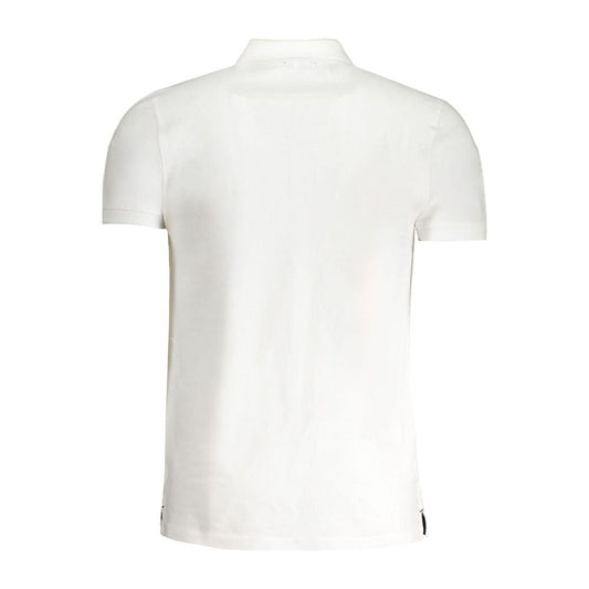 White Cotton Polo Shirt