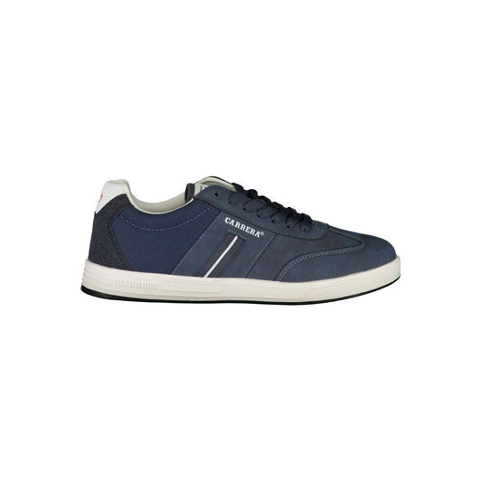 Blue Polyester Sneaker