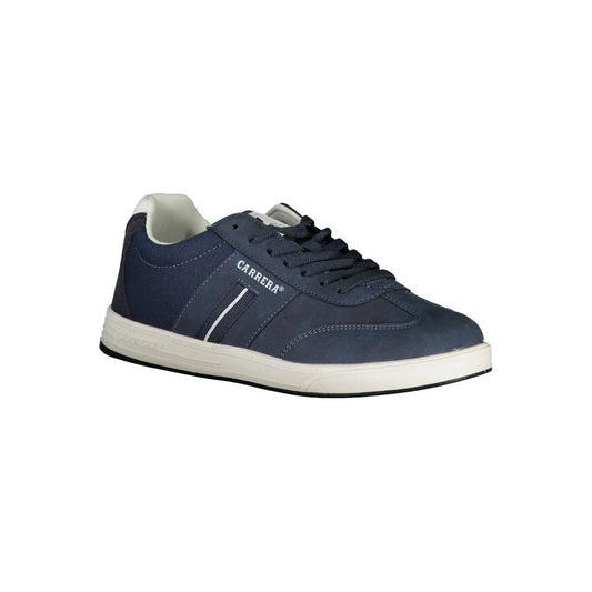 Blue Polyester Sneaker