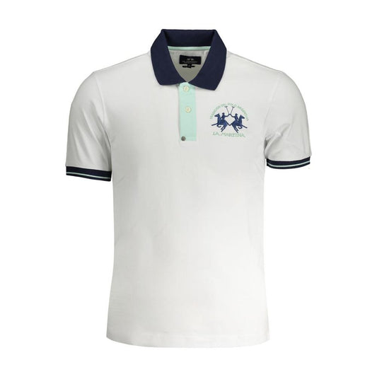 White Cotton Polo Shirt