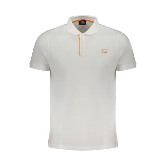 White Cotton Polo Shirt