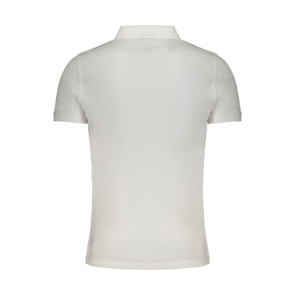 White Cotton Polo Shirt