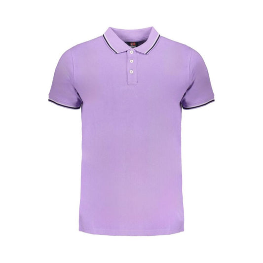 Purple Cotton Polo Shirt