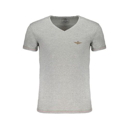 Gray Cotton T-Shirt