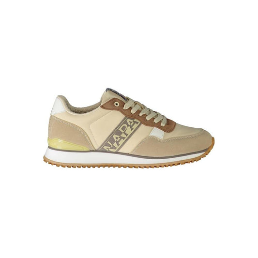 Beige Polyester Sneaker