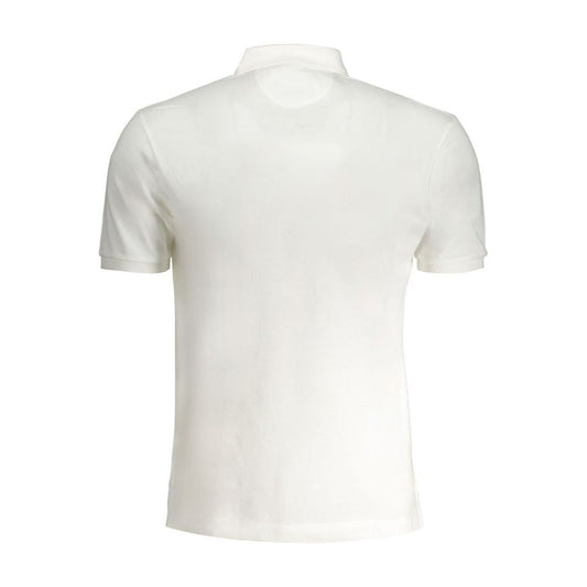 White Cotton Polo Shirt