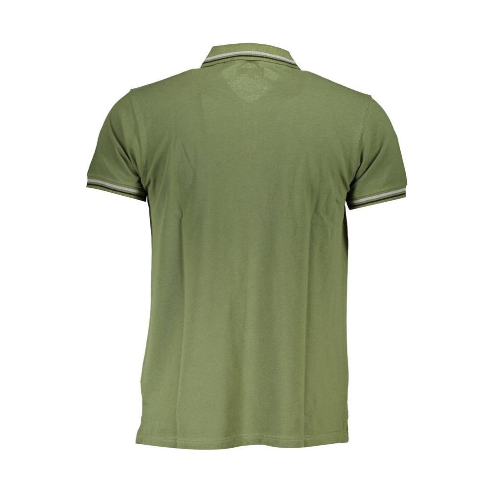 Green Cotton Polo Shirt