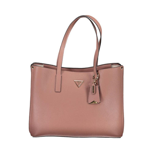 Pink Polyethylene Handbag