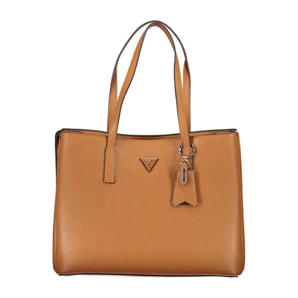 Brown Polyethylene Handbag