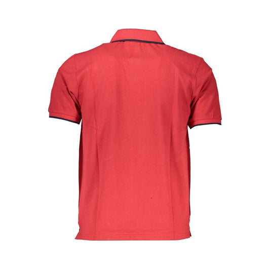 Red Cotton Polo Shirt