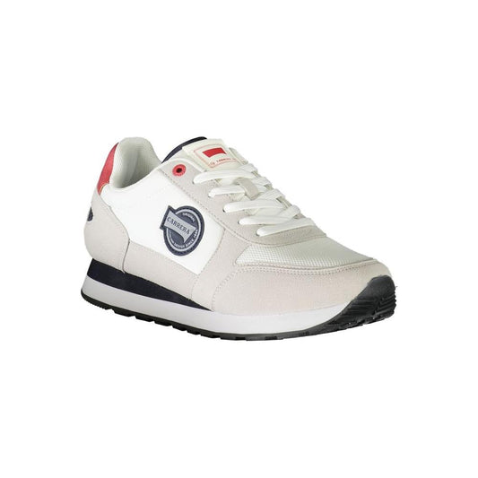 White Polyester Sneaker