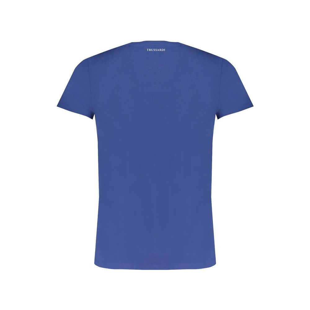 Trussardi Blue Cotton T-Shirt Trussardi