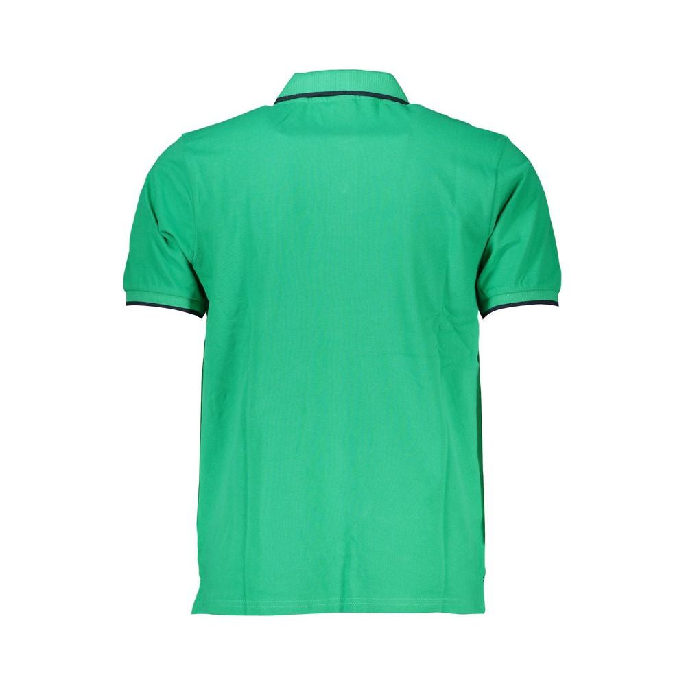 Green Cotton Polo Shirt