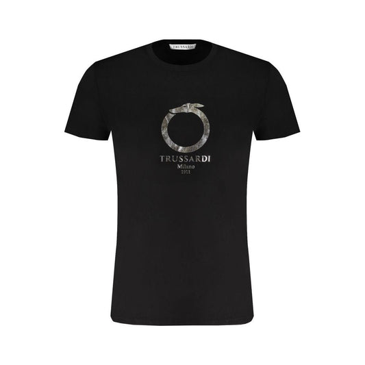 Black Cotton T-Shirt