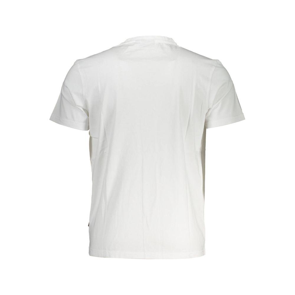 Elegant Embroidered White Tee for Men