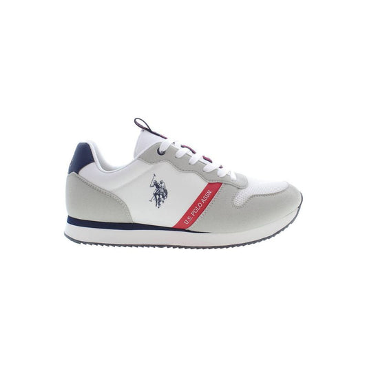 U.S. POLO ASSN. Sleek White Sneakers with Contrast Detailing U.S. POLO ASSN.