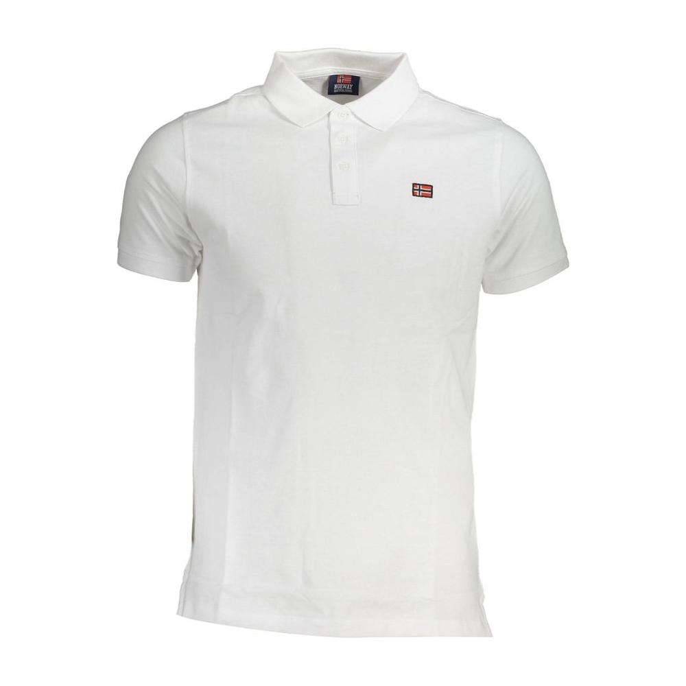 White Cotton Polo Shirt