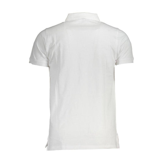 White Cotton Polo Shirt