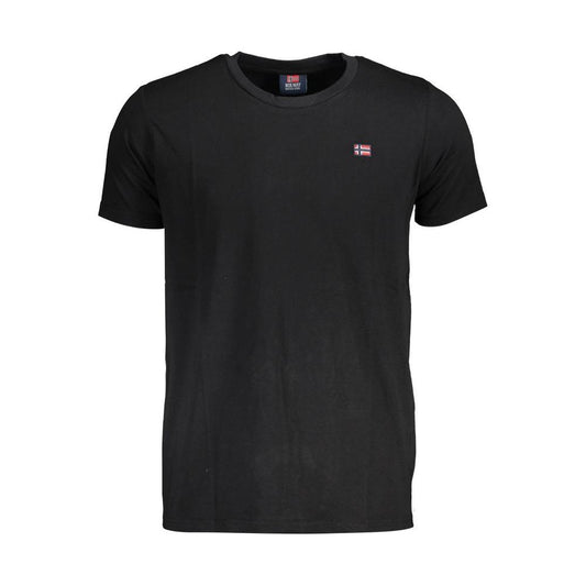 Black Cotton T-Shirt