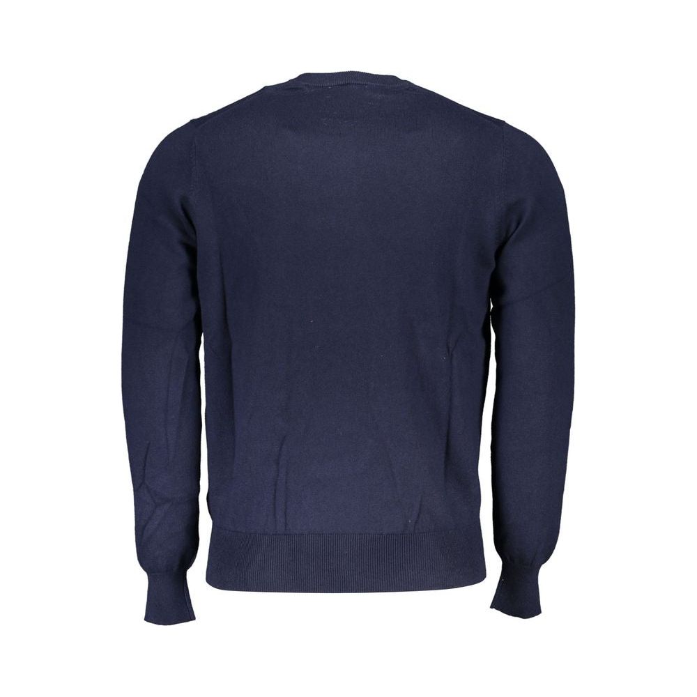 Eco-Conscious Crew Neck Sweater in Blue