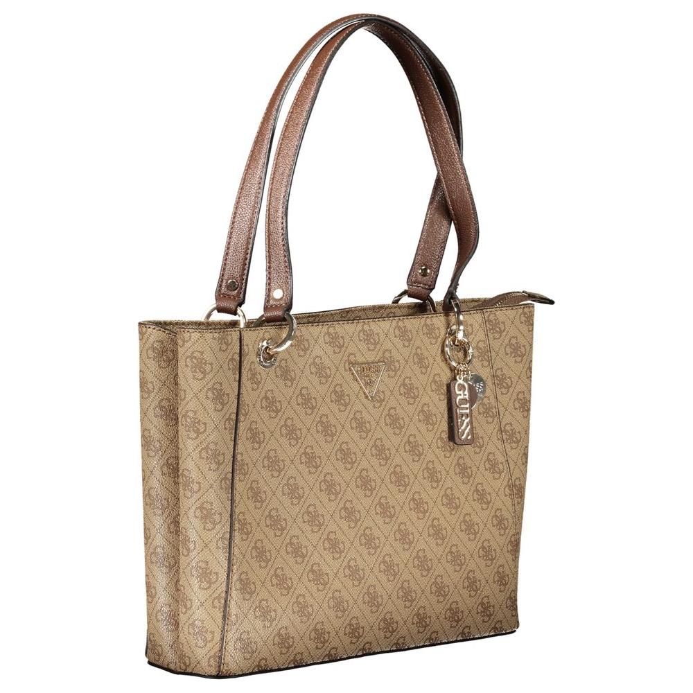 Beige Polyethylene Handbag