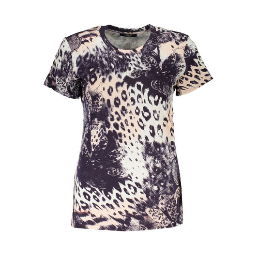 Cavalli Class Pink Cotton Tops & T-Shirt Cavalli Class