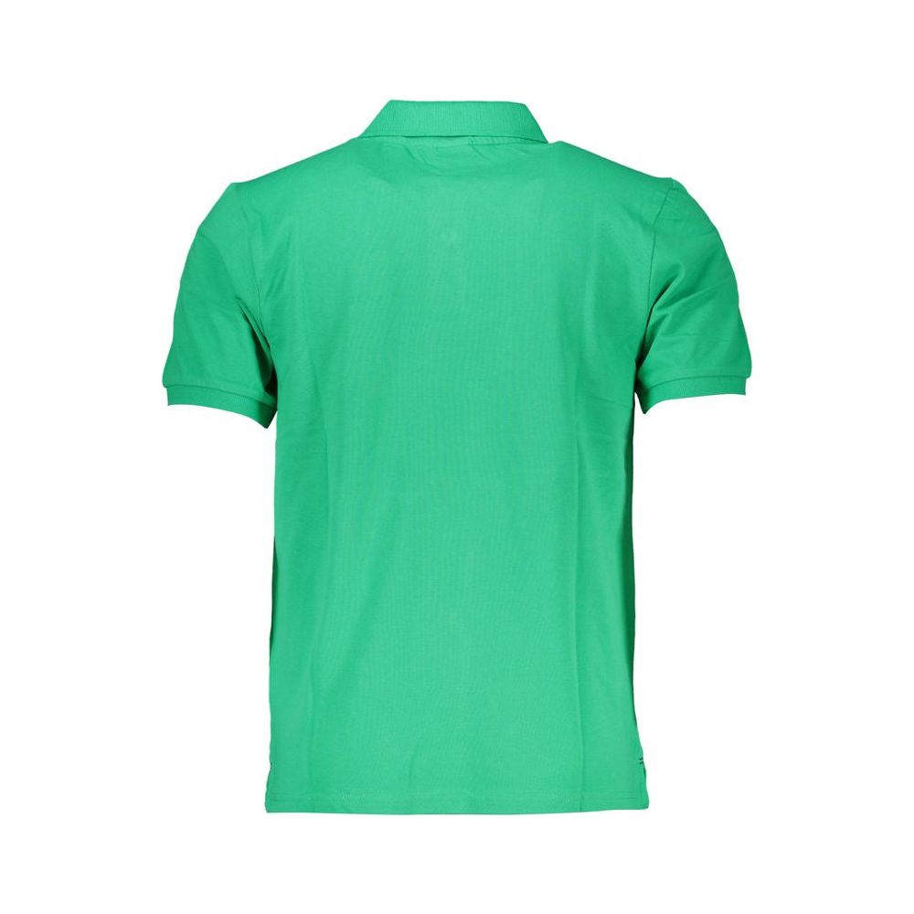 Green Cotton Polo Shirt