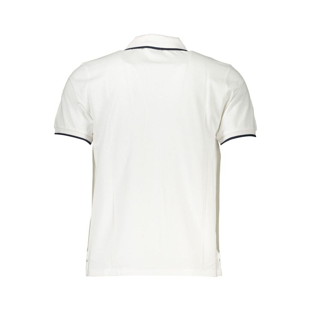 White Cotton Polo Shirt