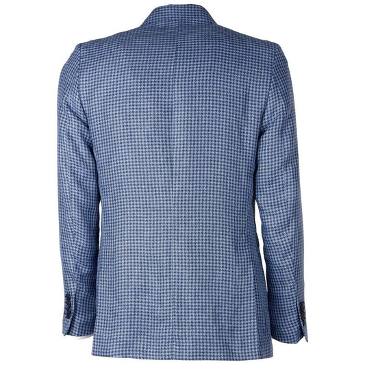 Blue Wool Vergine Blazer