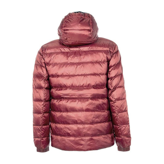 Elegant Pink Hooded Jacket with Zip Pockets