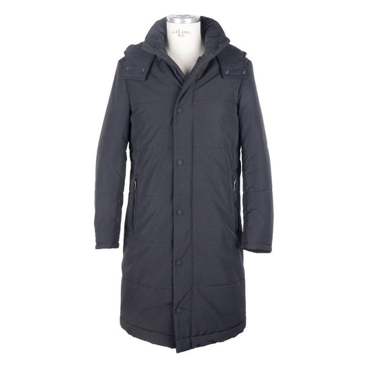 Italian Elegance Wool-Blend Men's Raincoat