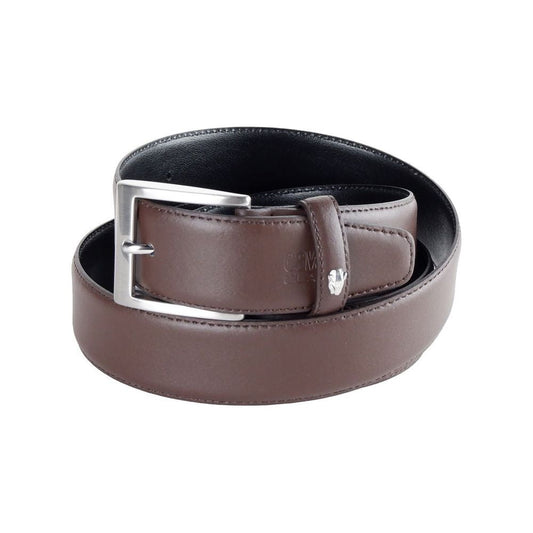 Elegant Reversible Leather Belt - Dual Tone